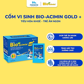 Thực phẩm bảo vệ sức khỏe Cốm vi sinh Bio-acimin Gold + tiêu hóa khỏe, trẻ ăn ngon (Hộp 30 gói)