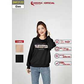 Áo Nỉ Nữ Chất Cotton Da Cá Cao Cấp Phối Màu Dáng Thể Thao Trẻ Trung 2AF21