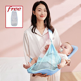 Gối Tựa Cho Bé Bú Kiêm Ru Ngủ 2in1 MAMA BABY 0-8 Tháng - Tặng tấm lót cho