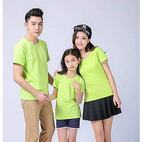 Áo thun gia đình phối chữ thư pháp Cha - mẹ - MÃ AGD678