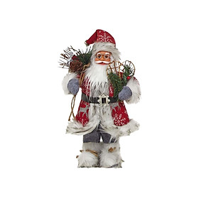 Tabletop Xmas Decor Tabletop Santa Claus Figurine for Holiday Indoor Outdoor