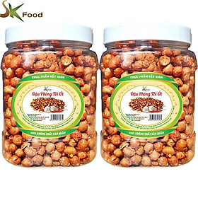 1KG ĐẬU PHỘNG SẤY TỎI ỚT HIỆU SK FOOD