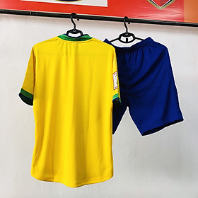 Siêu phẩm bộ quần áo đá bóng đá banh sân cỏ nhân tạo Đội Tuyển Quốc gia Brasil
