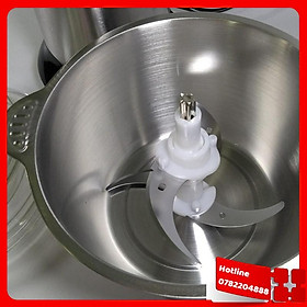 Mua Máy Xay Thịt Mini Cho Gia Đình - Cối Inox - Bạc Phối Đen - Loại Tốt