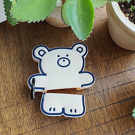 Mua Bao Case Silicon Cho Tai Nghe Apple AirPods 1 / AirPods 2 -  Hình Gấu Màu Be