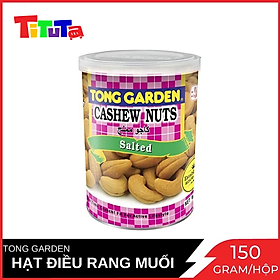 Hình ảnh Hạt Điều Rang Muối Tong Garden Hộp 150g