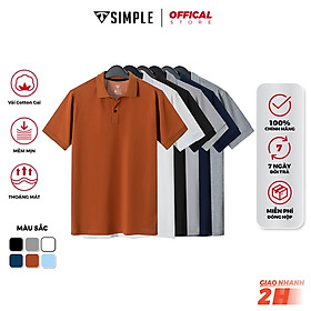 Áo Polo Nam cổ bẻ TSIMPLE thun có cổ tay lỡ vải cá sấu cotton phong cách trẻ trung, chuẩn form, nhiều màu - Xanh Đâu - 2XL