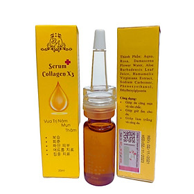 Serum collagen x3 serum chăm sóc domain authority ngừa nám tàn nhang Đông Anh 20ml