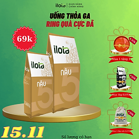 Cà Phê ILOTA 5 NÂU rang xay nguyên chất cafe ngon pha phin Coffee Nâu Sữa