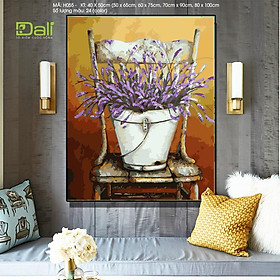 Tranh treo tường tự tô màu số hóa DALI Tranh Hoa H055