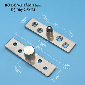 Mua Bản Lề Cối Xoay Bản Lề Trục Xoay 360 Độ KUNBE Inox Dày Dặn Cho Cửa Tủ  Kệ  Nội Thất