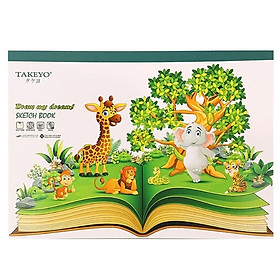 Tập Vẽ Hoạt Hình A4 Takeyo - Mẫu 2
