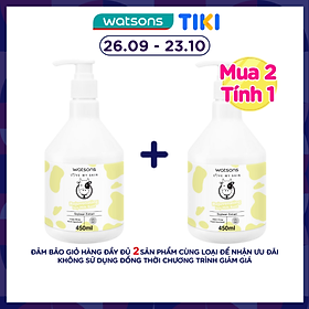 Sữa Tắm Watsons Love My Skin Ngừa Lão Hoá Rejuvenating Soy Milk Bath 450ml