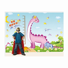 Decal Dán Tường Thước Đo Khủng Long TD05