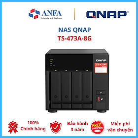 Thiết bị lưu trữ Nas QNAP, Model: TS-473A-8G -  Hàng chính hãng