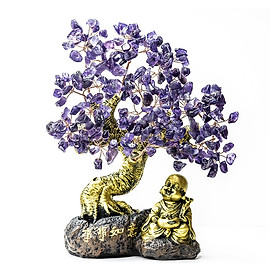 Mua Cây Tài Lộc - Cây Đá phong thủy Thạch Anh tự nhiên Vạn Sự Như Ý VietGemstones