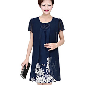 Váy, Đầm 2 Lớp Cho Người Trung Niên, Người Lớn Tuổi NG26
