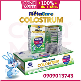 Thùng sữa nước Metacare COLOSTRUM sữa non hỗ trợ miễn dịch cho bé khỏe