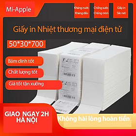Mua Giấy In Mã Vạch Khổ 50x30mm Dạng Cuộn 700 Tem Dành Cho In Barcode  In Tem Vận Chuyển