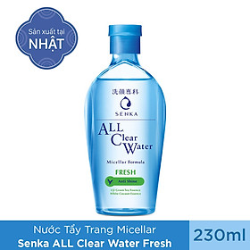 Nước tẩy trang sạch thoáng Senka A.L.L.Clear Water Fresh 230ml