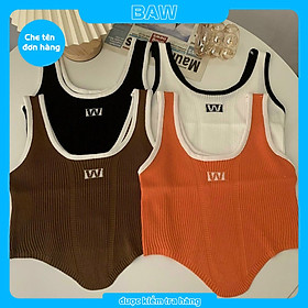 Áo Ngực Không Gọng Chất Liệu Cotton Cao Cấp, Áo Bra  Mẫu Mới Siêu Đẹp Thương Hiệu Baw Mã ANM17