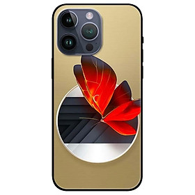 Ốp lưng dành cho Iphone 14 - Iphone 14 Plus - Iphone 14 Pro - Iphone 14 Pro Max - Vòng Tròn Bướm Đỏ
