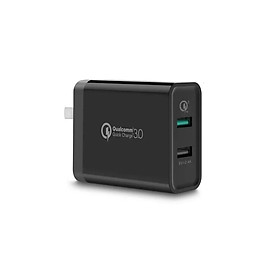 Mua Bộ sạc nhanh 30W 2 cổng Usb   Dual Qc3.1 + 2.4A Usb Charger Sạc Nhanh 3.0  màu đen  UGREEN 40712CD132 Hàng chính hãng