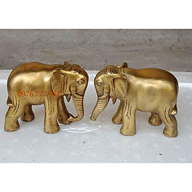 Mua Voi đồng phong thủy cao 8.5cm  voi đồng  voi phong thủy bằng đồng
