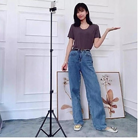 Mua Gậy livestream  giá đỡ điện thoại  chân đỡ đèn 3 chân bằng sắt dài 2m1 - Chân livestream LOẠI XỊN LOẠI TÓT