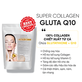 Collagen làm giảm nguy cơ lão háo da Lá House Gluta Q10 (6.5g*30gói)