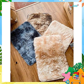 Mua Thảm lau chân cao cấp lông loang trải sàn   trang trí nhà cửa  chống trơn trượt cực tốt kt :40cm x60cm