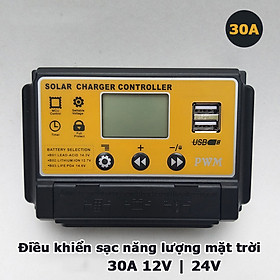 Bộ điều khiển sạc năng lượng mặt trời solar changer controller Su oer ST-S1230 30A 12V 24V