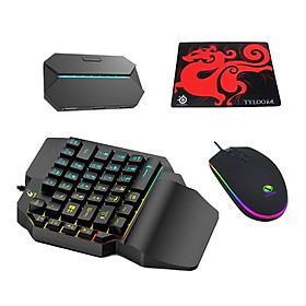 Mua Bộ Bàn phím giả cơ HN K15 và Bộ Chuyển Đổi G6 + Chuột chuyên game 007 (Tặng Kèm Lót Chuột)hỗ trợ chơi game cho Android  iPhone  iPad cùng với tính năng cho phép kết nối phím chuột