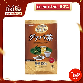  Trà ổi giảm cân Orihiro Nhật Bản (60 gói) tặng gói trà sữa hoặc cafe ngẫu nhiên
