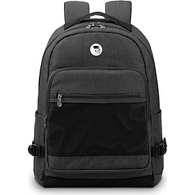 Balo laptop cao cấp 15.6 inch (Macbook 17inch) Mikkor The Eli Backpack chống thấm nước, ngăn đựng rộng rãi, ngăn đựng laptop riêng biệt, chống sốc, quai đeo vai được đệm foam PE dày êm thoải mái