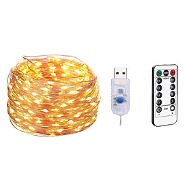 Mua Dây Đèn LED Đom Đóm Fairy Lights Điều Khiển Từ Xa Bằng Remote
