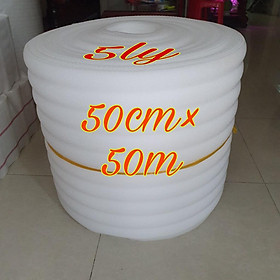 Mua Cuộn Xốp Pe Foam Dày 5mm cao 50cm dài 50m bọc hàng