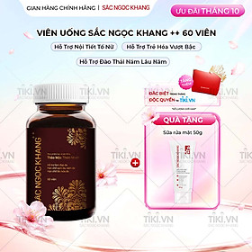 Viên Uống Sắc Ngọc Khang ++ chống lão hóa da, giảm nám, tàn nhang cao cấp (Hộp 60 Viên)