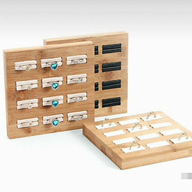 Khay đựng nhẫn bằng gỗ thiết kế độc lạ, bày tủ hoặc chụp ảnh sp