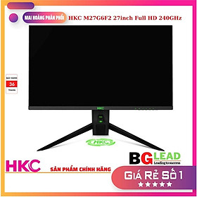 Màn hình gaming HKC M27G6F2 27inch Full HD 240GHz HDR Flat Led Monitor- Frameless hàng chính hãng 