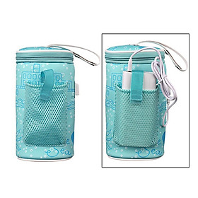 Mummy Nursing Feeding Bottle Warmer USB Heating Baby Bottle Bag Tote Pouch