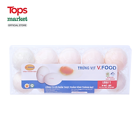 Trứng Vịt V.Food Vỉ 10 Trứng