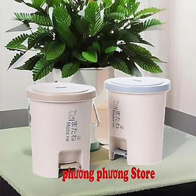 Mua Thùng rác nắp tròn đạp chân thông minh 6L  & 12L Thùng rác VN cao cấp ( HÀNG XUẤT NHẬT CAO CẤP )