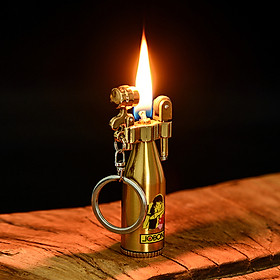 Mua Vỏ Hột Quẹt Bật Lửa xăng đá Kiêm Móc khóa Jobon ZB-628 hình chai Đẹp Độc Lạ - Dùng Xăng Bấc Đá Cao Cấp