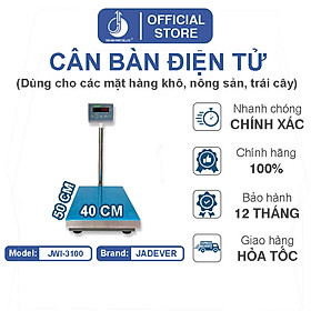 Mua Cân Bàn Điện Tử JWI-3100 - Mặt Bàn Cân 400x500MM