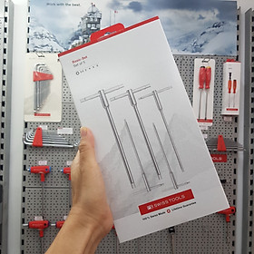 Bộ Thanh T Trượt Sử Dụng 3 Đầu Gồm 5 Chiếc Lục Giác 2.5; 3; 4; 5; 6 PB Swiss Tools PB 1204.SET 6 CBB Sản Xuất Tại Thụy Sỹ