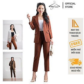 Áo khoác blazer, áo vest nữ kiểu Hàn Quốc tay lỡ, chất vải đẹp, nhiều màu Blz02 - Thời trang công sở WFstudios