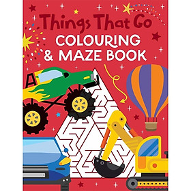 Sách Colouring and Mazes - Things That Go