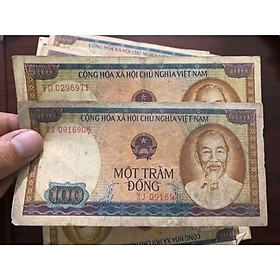 Mua 01 tờ tiền 100 đồng in phong cảnh Vịnh Hạ Long Việt Nam  tiền bao cấp thật 100%  tặng kèm bao nilong bảo quản