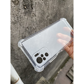 Ốp lưng silicon cho Xiaomi  Redmi Note 10 , Redmi Note 10 Pro - chống sốc gờ cao 4 góc trong suốt bảo vệ Camera